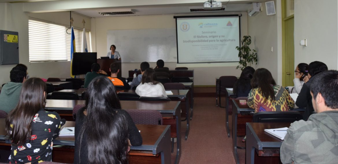 CRHIAM realizó seminario sobre fósforo en la agricultura