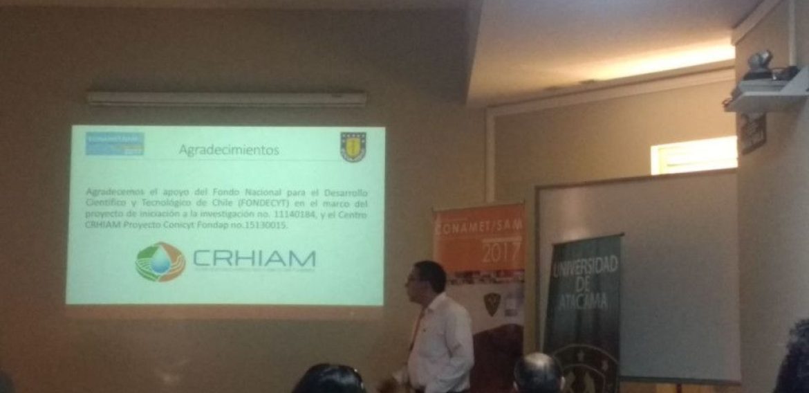 Doctorante de CRHIAM expone en el XVII Congreso Internacional de Metalurgia y Materiales