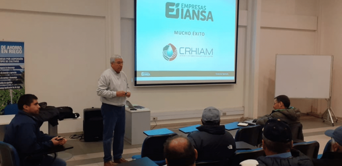 Investigador asociado CRHIAM realizó curso y taller junto a IANSA