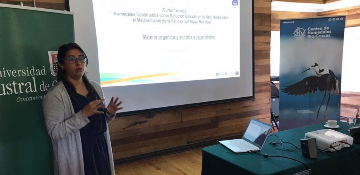 CRHIAM participa en curso y seminario sobre humedales construidos