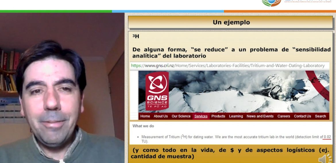 Ciclo de Charlas CRHIAM trató sobre «Isótopos y Aplicaciones Hidrológico- Ambientales»
