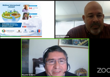 Webinar Internacional CRHIAM inicia con charla sobre modelos de monitoreo en cuencas hidrográficas