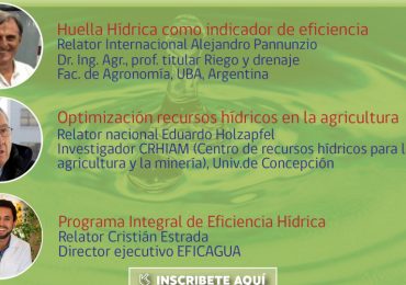 Investigador asociado participa en webinar sobre huella hídrica