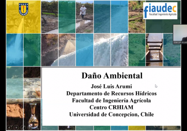 Investigador CRHIAM participó en webinario sobre aguas subterráneas y daño ambiental