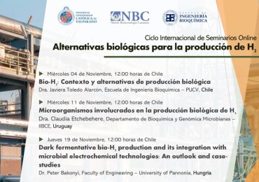 CRHIAM apoyó ciclo de seminarios online sobre alternativas biológicas para la producción de hidrógeno