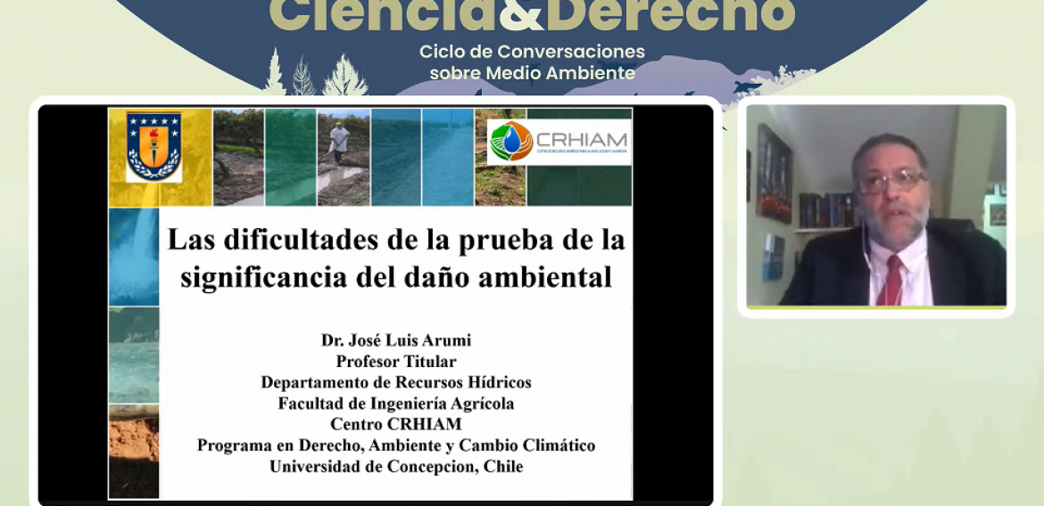 Investigador principal participó en conversatorio organizado por el Tercer Tribunal Ambiental