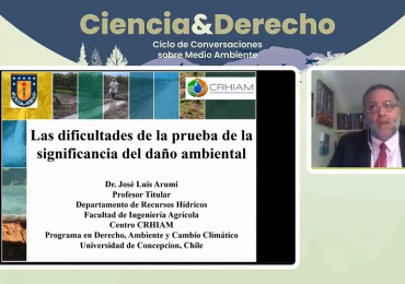 Investigador principal participó en conversatorio organizado por el Tercer Tribunal Ambiental