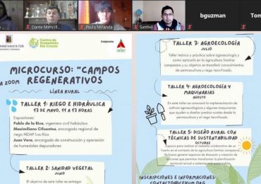 Proyecto sobre construcción de humedales depuradores de agua inició cursos sobre campos regenerativos