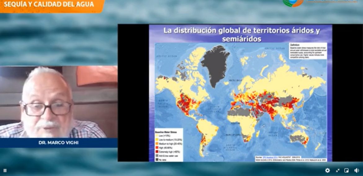 Webinar Internacional CRHIAM concluyó con presentación sobre sequía y calidad de agua