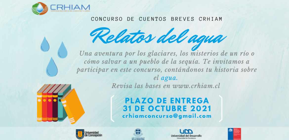 CRHIAM lanza concurso de cuentos “relatos del agua”