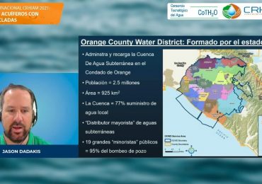 Webinar Internacional presentó la experiencia de recarga de acuíferos del Orange County Water District en California