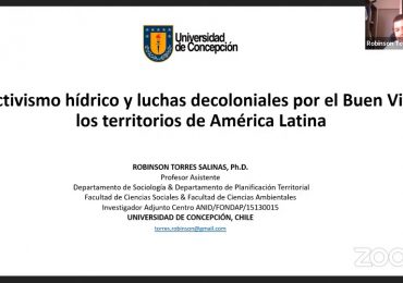 Investigador CRHIAM expuso en seminario internacional ambiental sobre seguridad hídrica