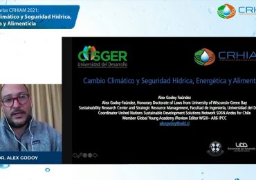 Ciclo de Charlas CRHIAM abordó nexo entre seguridad hídrica, energética y alimenticia