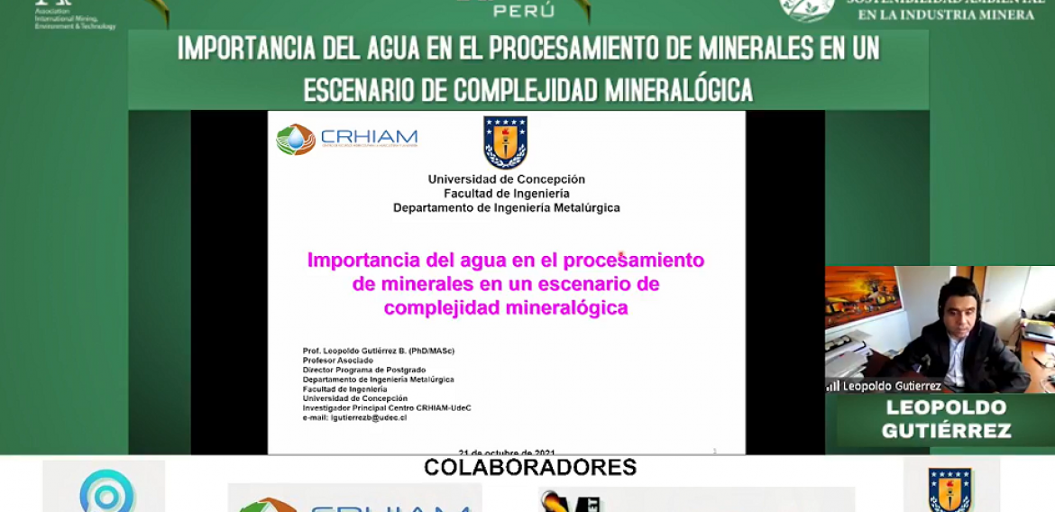 Investigador CRHIAM expuso en congreso sobre sostenibilidad ambiental en Perú