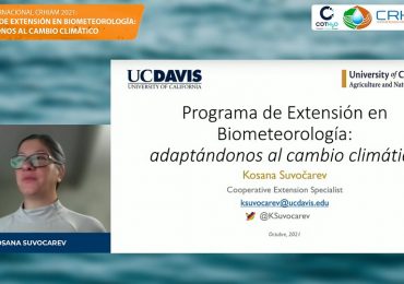 Webinar Internacional CRHIAM-CoTH2O presentó como desarrollar sistemas agrícolas más resilientes al cambio climático