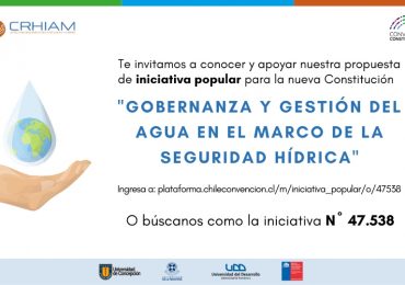 CRHIAM presentó iniciativa popular sobre gestión de agua y seguridad hídrica