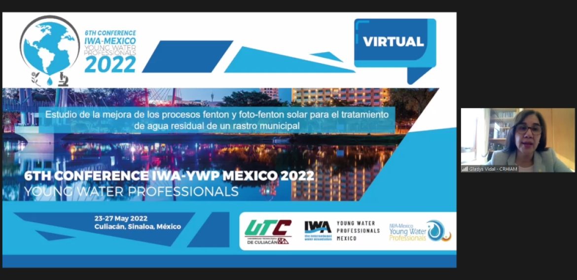 Directora CRHIAM expuso en la 6th IWA-YWP México 2022