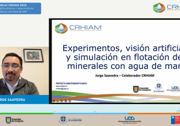 Ciclo de Charlas CRHIAM presentó estudios sobre los efectos del agua de mar en procesos mineros