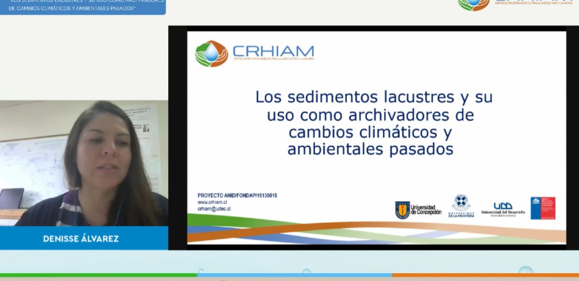 Ciclo de Charlas abordó el uso de sedimentos lacustres como archivadores de cambios climáticos