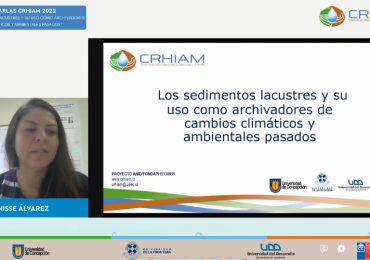 Ciclo de Charlas abordó el uso de sedimentos lacustres como archivadores de cambios climáticos