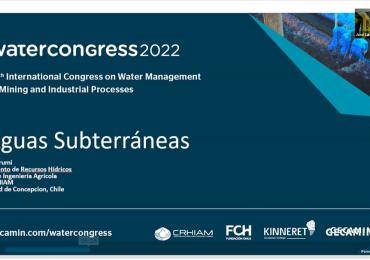 CRHIAM dictó curso técnico sobre aguas subterráneas en el ciclo hidrológico para precongreso de Water Congress