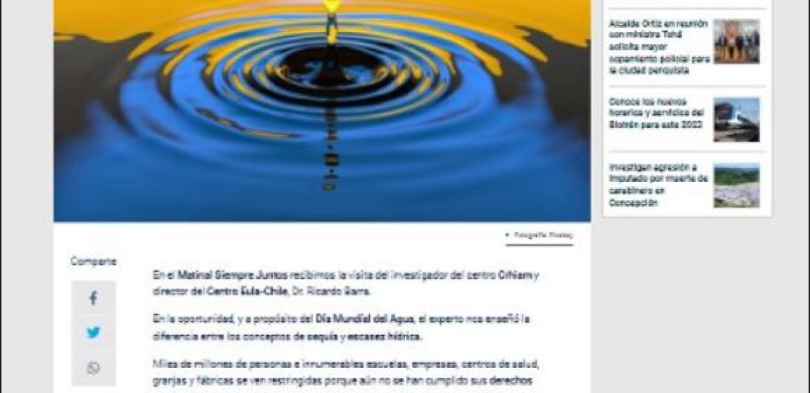Conoce más de la situación local y nacional acerca de la escasez hídrica y cuidado del agua
