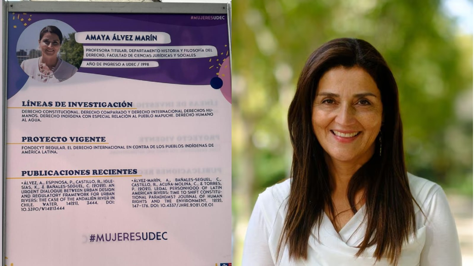» La Dra. Amaya Alvez es parte de la exposición “Mujeres creando