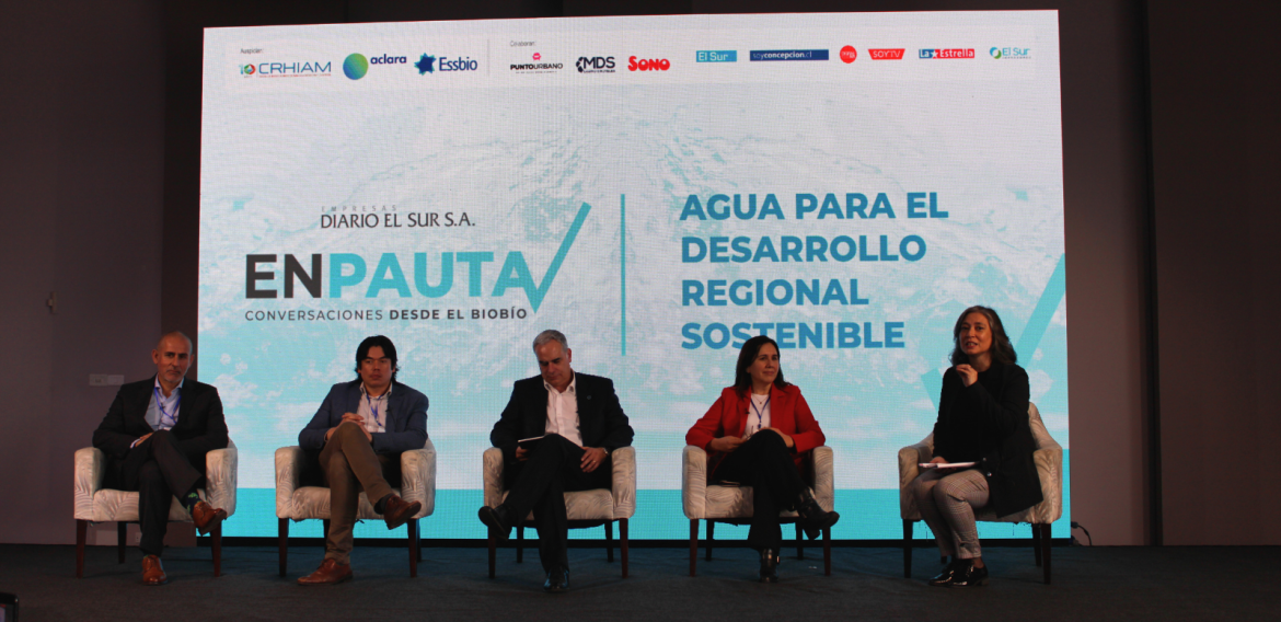 CRHIAM participó en el evento «En Pauta: Conversaciones desde el Biobío» abordando el cuidado del agua en la región