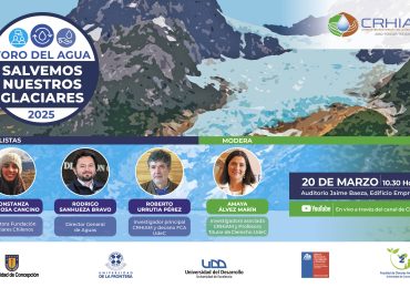 Centro CRHIAM realizará seminario sobre el papel crucial de los glaciares en la sostenibilidad del planeta