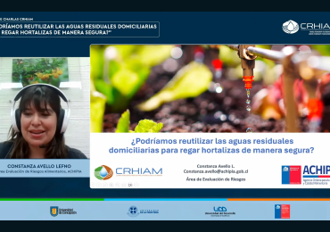 ¿Podemos regar nuestras hortalizas con agua de la cocina?: Ciclo de Charlas CRHIAM abordó la reutilización de aguas grises