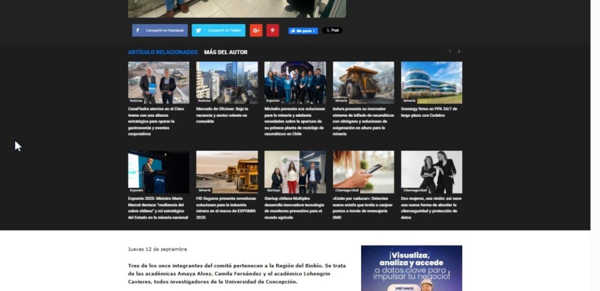 Los Secretarios Regionales Ministeriales de las carteras de Ciencia y Medio Ambiente se reúnen con los integrantes del Biobío del Comité Científico Asesor de Cambio Climático