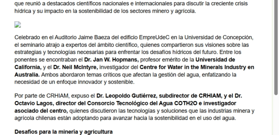Futuro de los recursos hídricos: ¿Cuáles son las proyecciones al 2050?