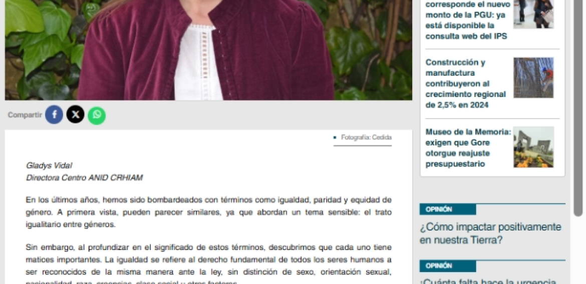 Más allá de la paridad de género