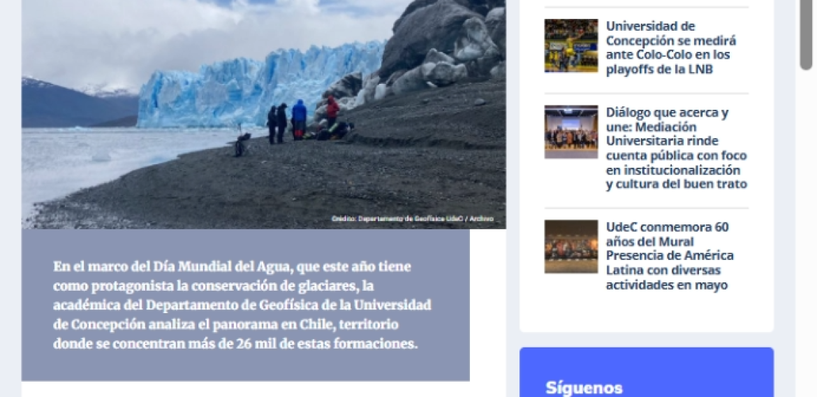 Dra. Ilaria Tabone: «Estamos en un momento crítico para la conservación de glaciares»
