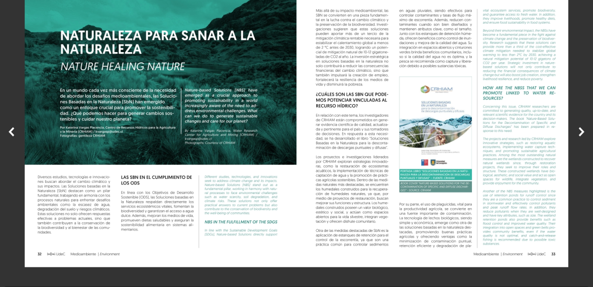 Naturaleza para sanar a la naturaleza