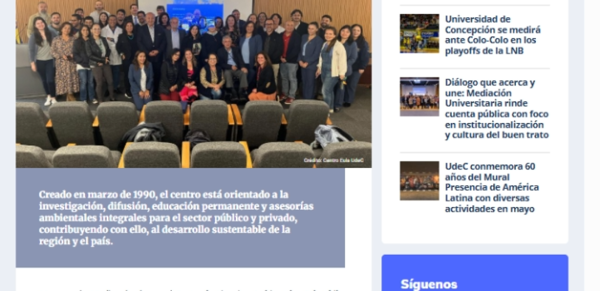 Centro Eula Chile celebra 35 años de compromiso con la sustentabilidad y la educación ambiental