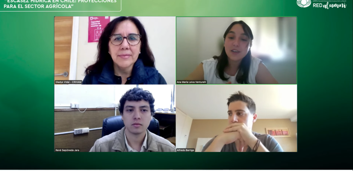 Primer seminario de Red Alumni CRHIAM 2025 abordó la escasez hídrica en el país desde la agricultura
