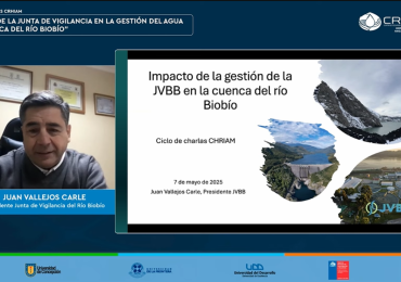 Desafíos y soluciones de la tercera cuenca más grande del país: Ciclo de Charlas CRHIAM abordó el impacto de la Junta de Vigilancia del río Biobío