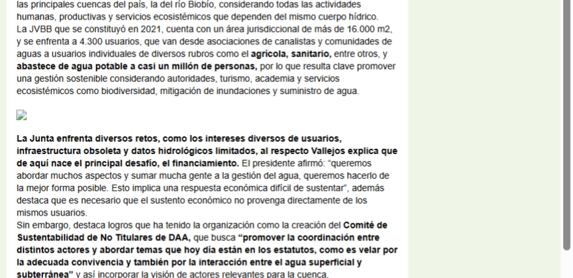 Cuenca del río Biobío: ¿Cómo combinar las actividades humanas y productivas con el cuidado del ecosistema?