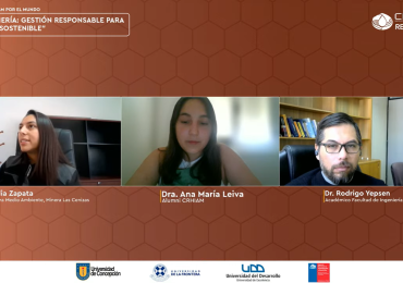 ¿Cómo podemos hacer nuestros procesos mineros más sustentables? Seminario Red Alumni CRHIAM abordó el futuro de la minería en el país