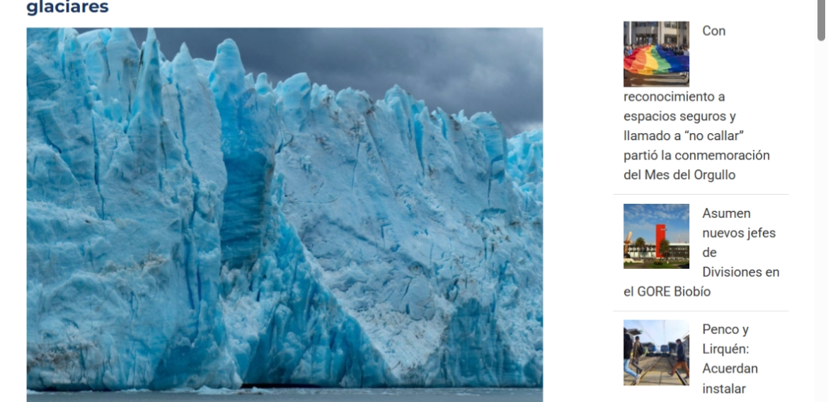 Nueva jornada de Diálogos Contemporáneos UdeC buscará generar conciencia sobre la relevancia de los glaciares