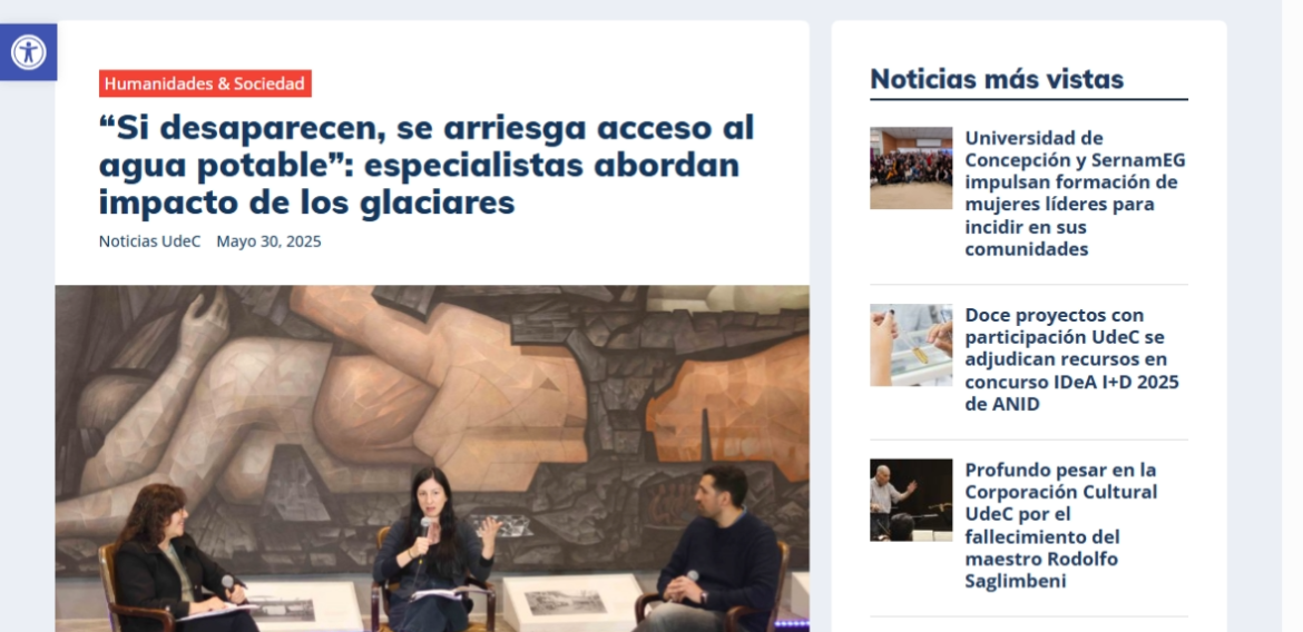 “Si desaparecen, se arriesga acceso al agua potable”: especialistas abordan impacto de los glaciares