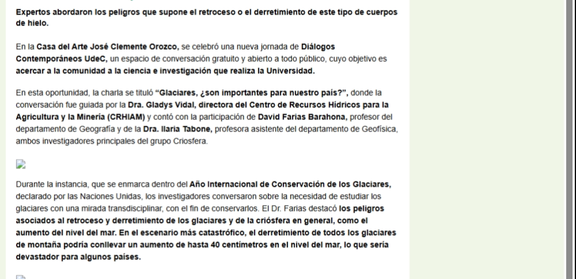 ¿Por qué es clave estudiar los glaciares y su relevancia desde la transdisciplina?